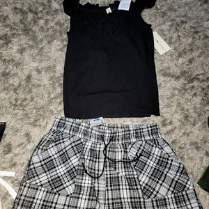 2 piece short&top